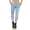 Damen Jeans Hose Risse Röhrenjeans Skinny Slim Fit Stretch, Hellblau-279 S/36