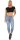 Damen Jeans Hose Risse Röhrenjeans Skinny Slim Fit Stretch, Hellblau-385 S/36