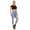Damen Jeans Hose Risse Röhrenjeans Skinny Slim Fit Stretch, Hellblau-385 M/38