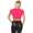 Bolero kurzarm mit Brosche 4 Farben,  Pink S/M