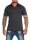 Herren Poloshirt T-Shirt Polo-Hemd Kurzarm,  Anthrazit L/52
