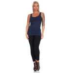 Damen Top Sommer Shirt Freizeit & Sport viele Farben Baumwolle; S M L XL