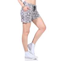 Bequeme Damen Shorts – Sommerliche Freizeit-Hotpants in vielen Farben & Prints Schlange/S/36
