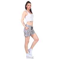 Bequeme Damen Shorts – Sommerliche Freizeit-Hotpants in vielen Farben & Prints Schlange/S/36