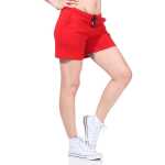 Bequeme Damen Shorts – Sommerliche Freizeit-Hotpants in vielen Farben & Prints Rot/S/36
