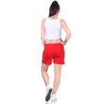 Bequeme Damen Shorts – Sommerliche Freizeit-Hotpants in vielen Farben & Prints Rot/S/36