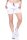 Bequeme Damen Shorts – Sommerliche Freizeit-Hotpants in vielen Farben & Prints Weiß/XL/42