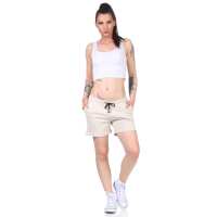 Bequeme Damen Shorts – Sommerliche Freizeit-Hotpants in vielen Farben & Prints Beige/M/38