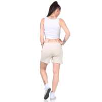Bequeme Damen Shorts – Sommerliche Freizeit-Hotpants in vielen Farben & Prints Beige/M/38