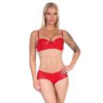 Push-up-BH pailletten mit Panty Set,  75 80 85 A B C, S, M, L, XL