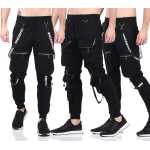 Herren Bänder Jogginghose Jogger Joggerhose...