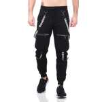 Herren Bänder Jogginghose Jogger Joggerhose Streetwear Cargo Pants Hosen
