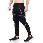 Herren Bänder Jogginghose Jogger Joggerhose Streetwear Cargo Pants Hosen