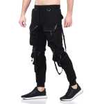 Herren Bänder Jogginghose Jogger Joggerhose Streetwear Cargo Pants Hosen