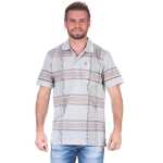 Herren Poloshirt T-shirt Polo-Hemd Kurzarm,  Hellgrau L