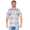 Herren Poloshirt T-shirt Polo-Hemd Kurzarm,  Hellgrau L