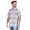 Herren Poloshirt T-shirt Polo-Hemd Kurzarm,  Hellgrau L