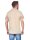 Herren Poloshirt T-shirt Polo-Hemd Kurzarm,  Beige M