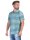 Herren Poloshirt T-shirt Polo-Hemd Kurzarm,  Oliv-Grün M