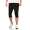 Herren Shorts Kurzehose Sport Fitness Training Freizeit Sommer; Schwarz XS