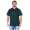 Herren Poloshirt T-Shirt Polo-Hemd Kurzarm,  Dunkelgrün L