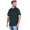 Herren Poloshirt T-Shirt Polo-Hemd Kurzarm,  Dunkelgrün L