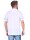 Herren Poloshirt T-Shirt Polo-Hemd Kurzarm,  Weiß L