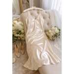 Damen Negligé Nachtwäsche Nachtkleid Dessous Satin; S M L XL 2XL