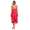 Damen Negligé Nachtwäsche Nachtkleid Dessous Satin; Weinrot XL