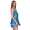 Damen Satin Nachtwäsche Pyjama Set Shorty mit Spitze; Petrol/M