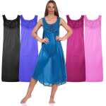 Damen Nachthemd Sleepshirt mit Muster,