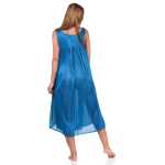 Damen Nachthemd Sleepshirt mit Muster, Petrol S/M/L
