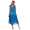 Damen Nachthemd Sleepshirt mit Muster, Petrol S/M/L