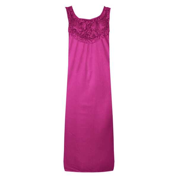 Damen Nachthemd Sleepshirt mit Muster, Bordo S/M/L