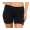 Damen Sport Shorts Hotpants kurz Baumwolle Radler Fitness; Schwarz XS