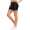 Damen Sport Shorts Hotpants kurz Baumwolle Radler Fitness; Schwarz XS