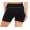 Damen Sport Shorts Hotpants kurz Baumwolle Radler Fitness; Schwarz XS