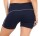 Damen Sport Shorts Hotpants kurz Baumwolle Radler Fitness; Dunkelblau XS
