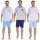 Herren Pyjama Short und T-Shirt Schlaf-Anzug;