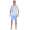 Herren Pyjama Short und T-Shirt Schlaf-Anzug; Hellblau XL/52