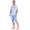 Herren Pyjama Short und T-Shirt Schlaf-Anzug; Hellblau XL/52