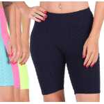 Leggings 1/2 Radlerhose kurz gemusterter Stoff