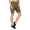 Leggings 1/2 Radlerhose kurz gemusterter Stoff Khaki M/L