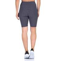 Leggings 1/2 Radlerhose kurz gemusterter Stoff Grau XS/S