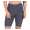 Leggings 1/2 Radlerhose kurz gemusterter Stoff Grau XS/S