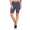Leggings 1/2 Radlerhose kurz gemusterter Stoff Grau XS/S