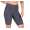 Leggings 1/2 Radlerhose kurz gemusterter Stoff Grau XS/S