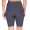 Leggings 1/2 Radlerhose kurz gemusterter Stoff Grau XS/S
