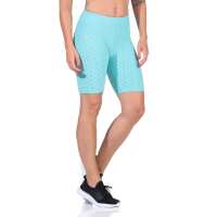 Leggings 1/2 Radlerhose kurz gemusterter Stoff Grün XS/S