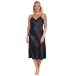 Damen 2 Teiler Kimono Negligé Nachtmantel Satinrobe mit Spitze;